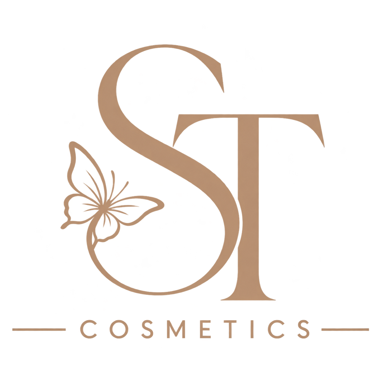 ST Cosmetics – Original-Logo mit Schmetterling